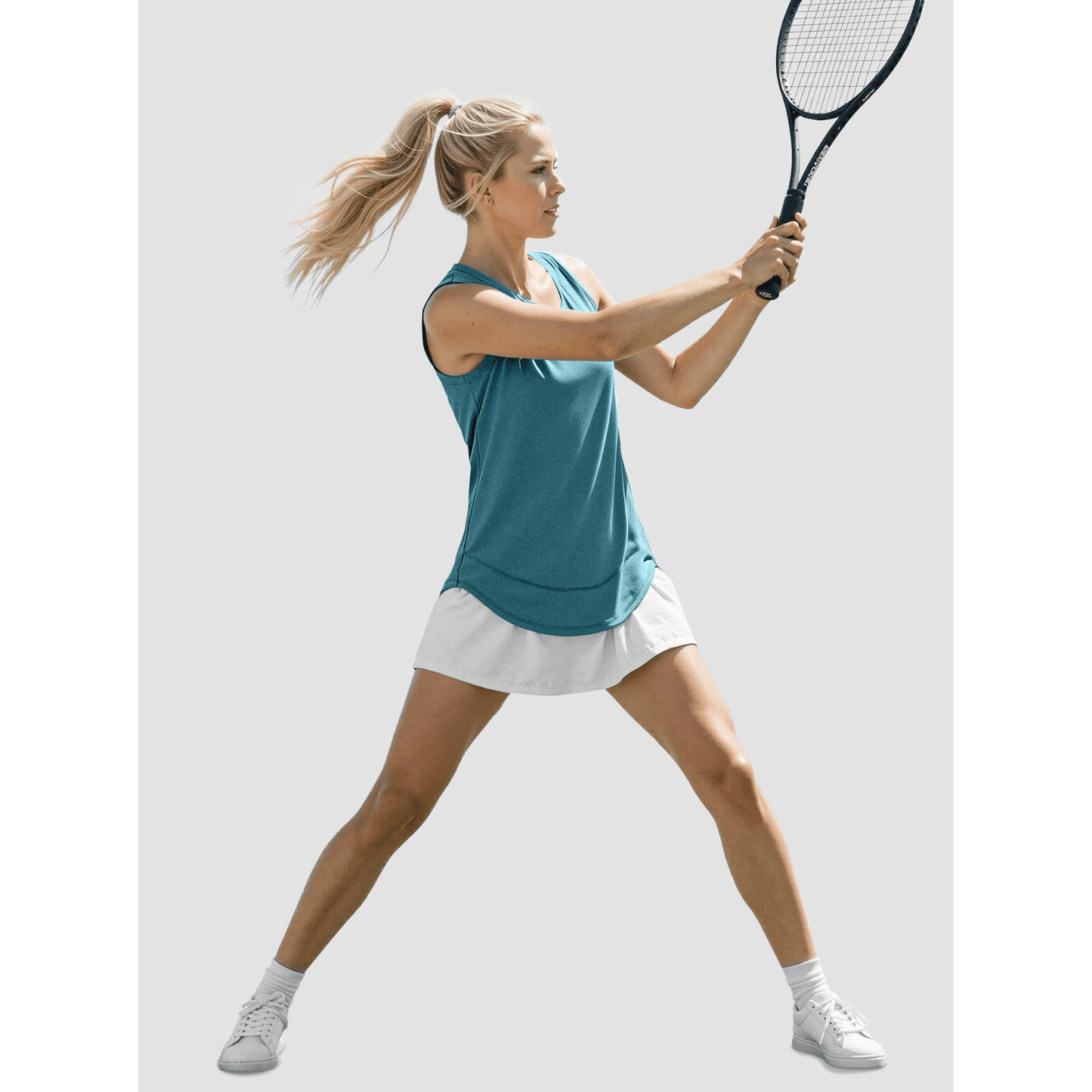 Rosvigor 3 Pack Womens Workout Tank Tops Quick Dry Sleeveless Shirts for Women Loose Fit Tops for Athletic Running Tennis Yoga