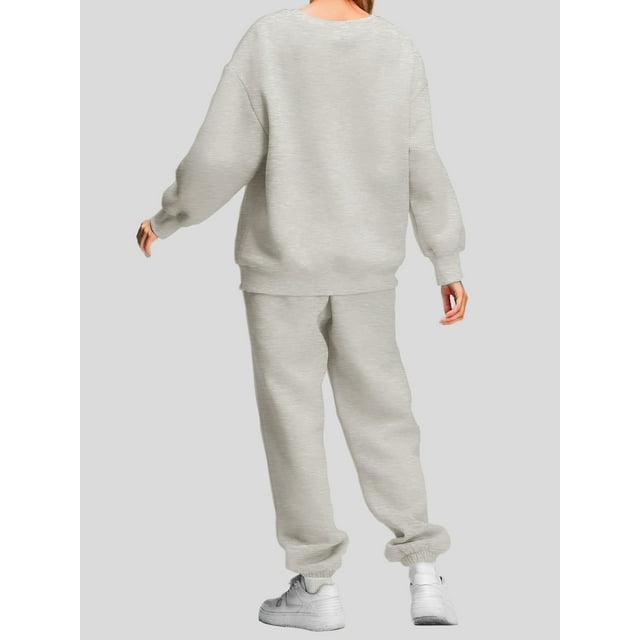 Rosvigor Sweatsuits sets for Womens 2 Piece Outfits Casual Tracksuits Lounge Baggy Jogger Set Fall Winter Fashion with Pockets