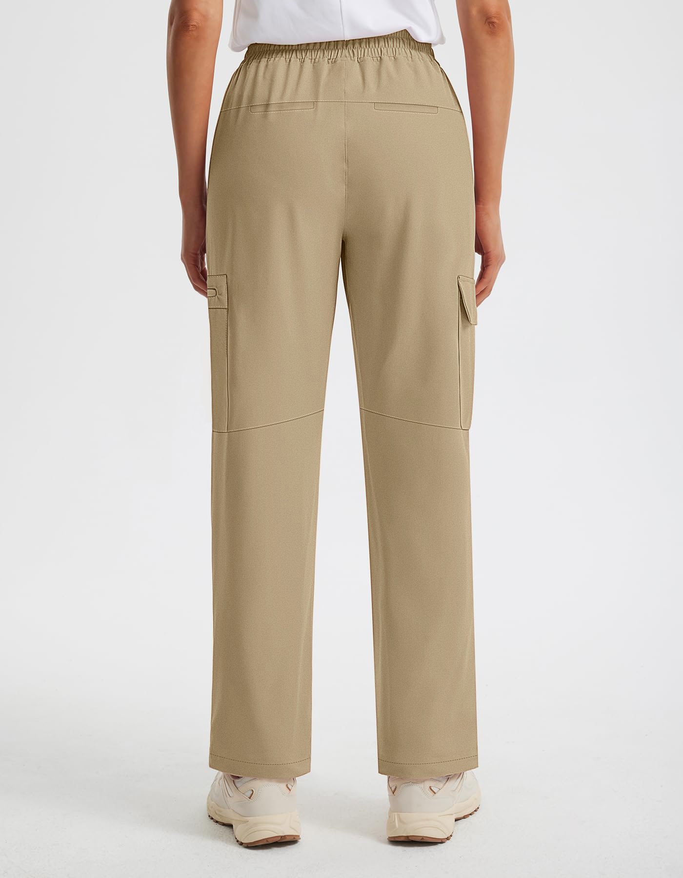 Rosvigor Womens Hiking Cargo Pants Lightweight Cargo Quick Dry Nylon Pants Travel Trousers With Pockets