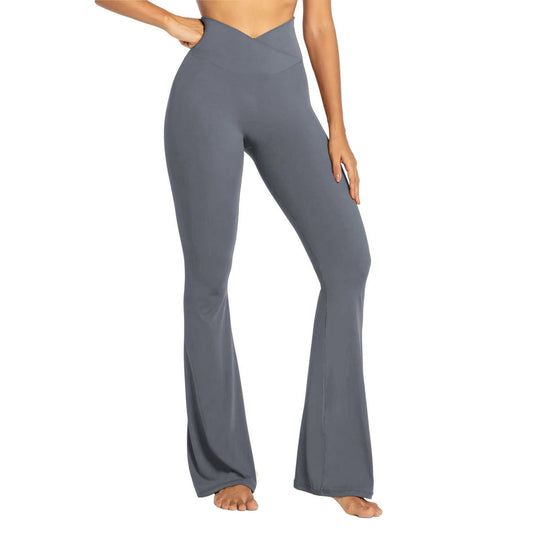 Rosvigor Flare Yoga Pants for Women High Waisted Leggings with Tummy Control Workout Pants