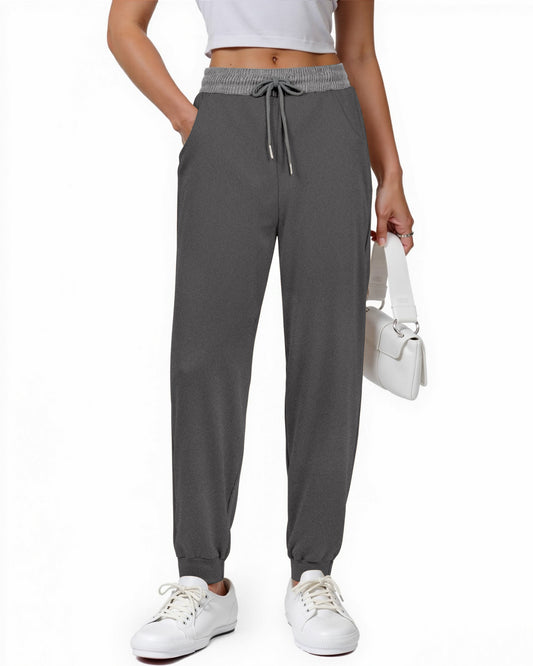 Rosvigor Women Joggers Lightweight Sweatpants Comfy Yoga Pants for Workout Lounge with Pockets