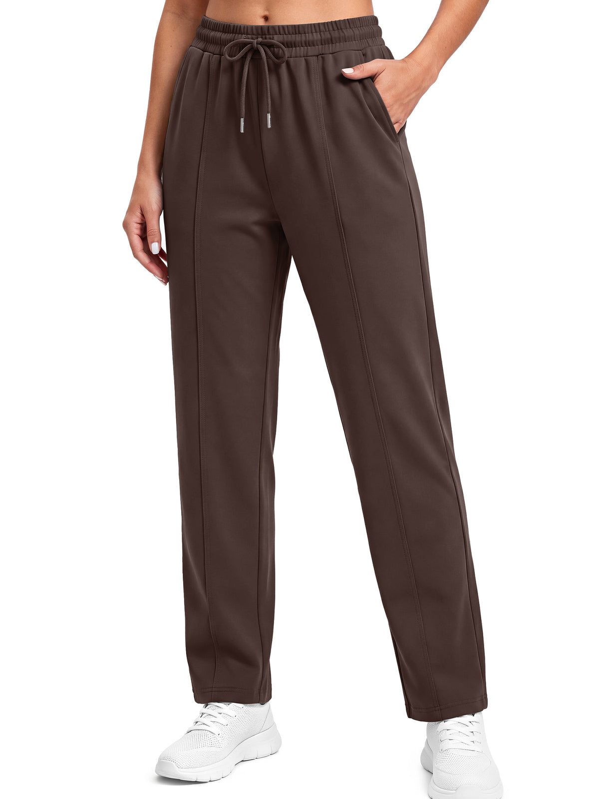 Rosvigor Womens Athletic Pants High Waisted Workout Joggers for Women Quick Dry Stretch Activewear Pants with Pockets