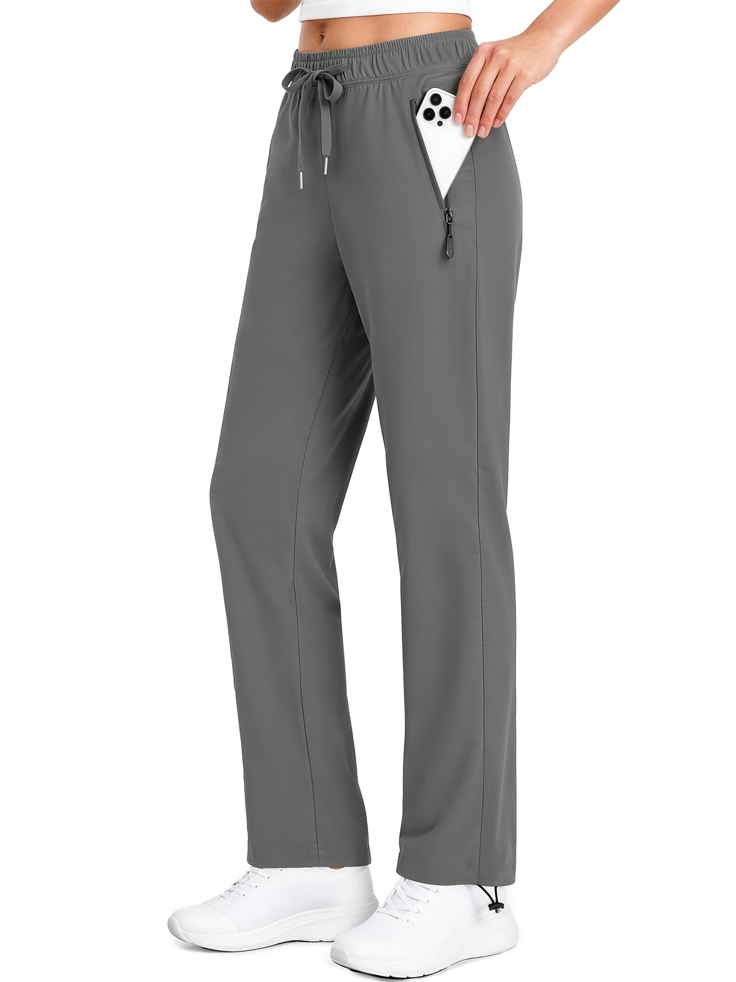 Rosvigor Womens Hiking Pants Quick Dry Cargo Joggers Lightweight Athletic Pants Casual Travel Trousers