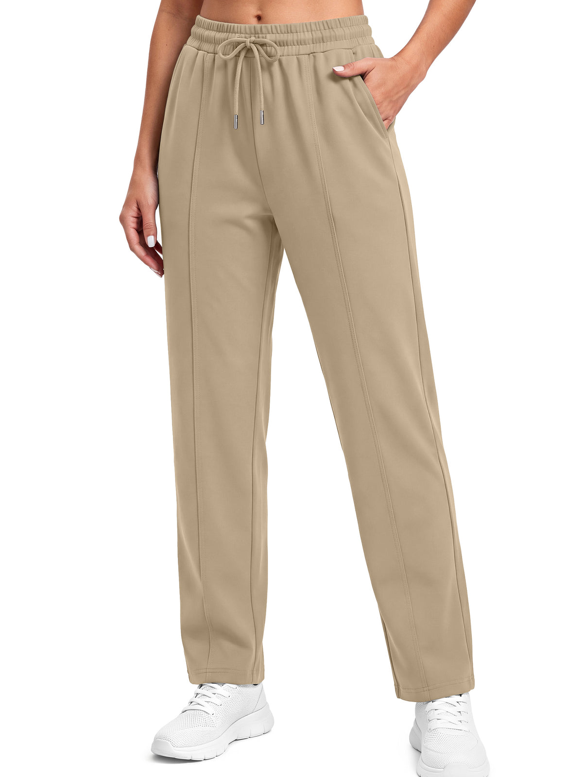 Rosvigor Womens Athletic Pants High Waisted Workout Joggers for Women Quick Dry Stretch Activewear Pants with Pockets