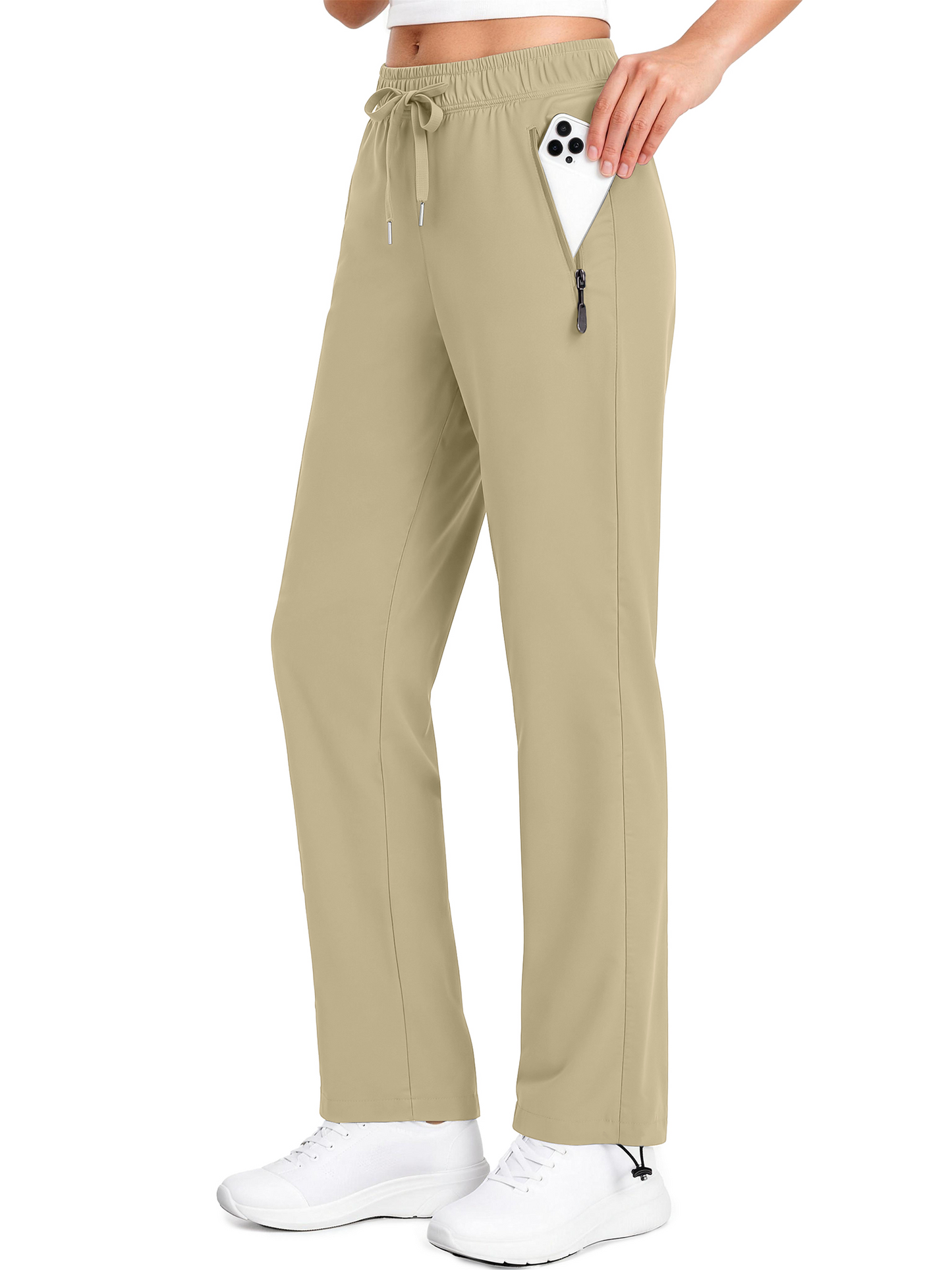 Rosvigor Womens Hiking Pants Quick Dry Cargo Joggers Lightweight Athletic Pants Casual Travel Trousers