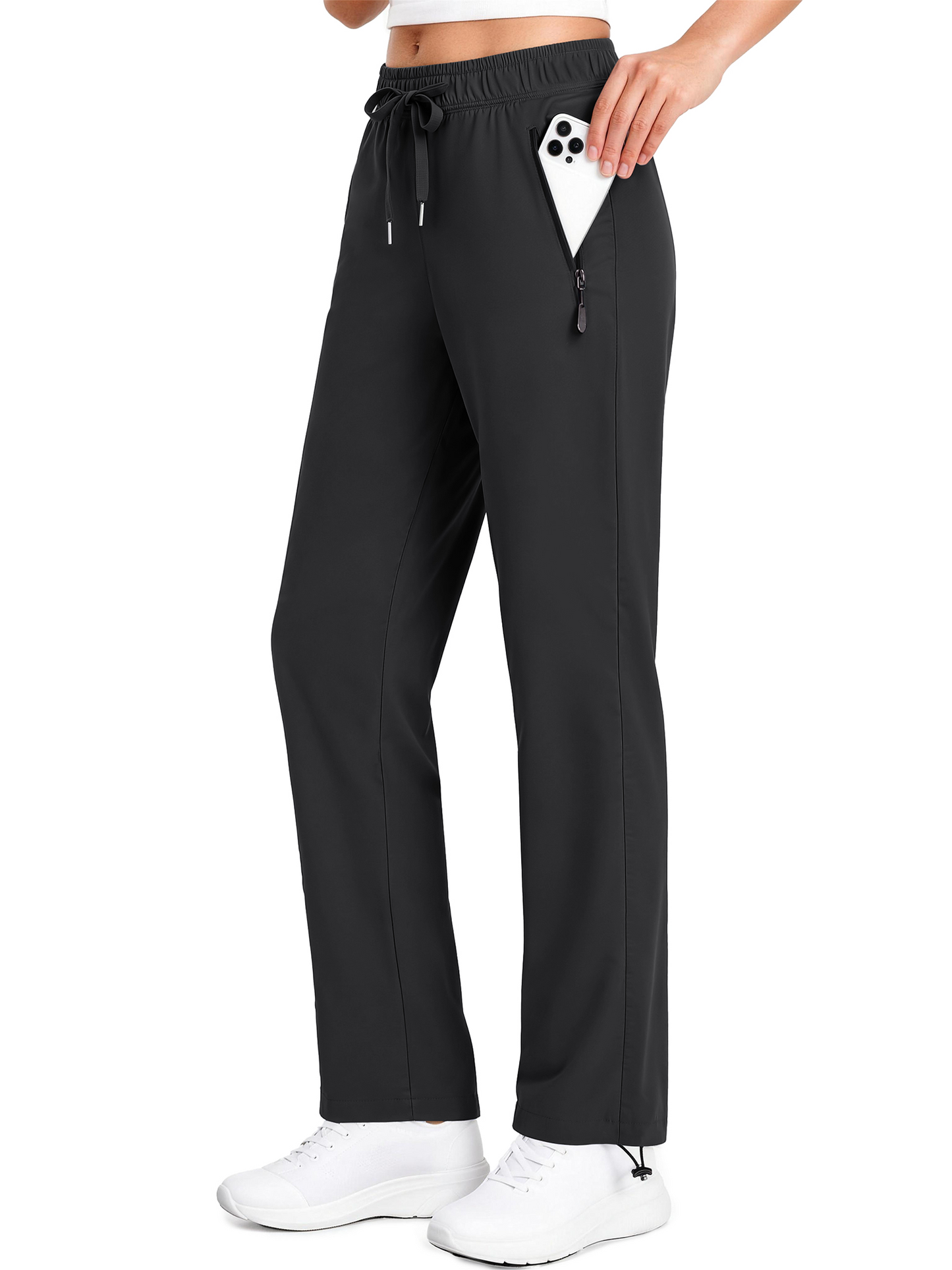 Rosvigor Womens Hiking Pants Quick Dry Cargo Joggers Lightweight Athletic Pants Casual Travel Trousers
