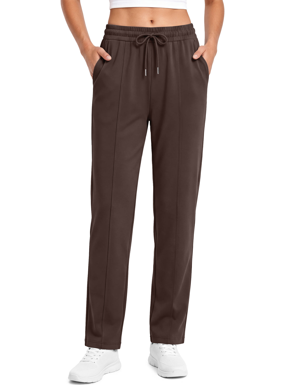 Rosvigor Womens Athletic Pants High Waisted Workout Joggers for Women Quick Dry Stretch Activewear Pants with Pockets