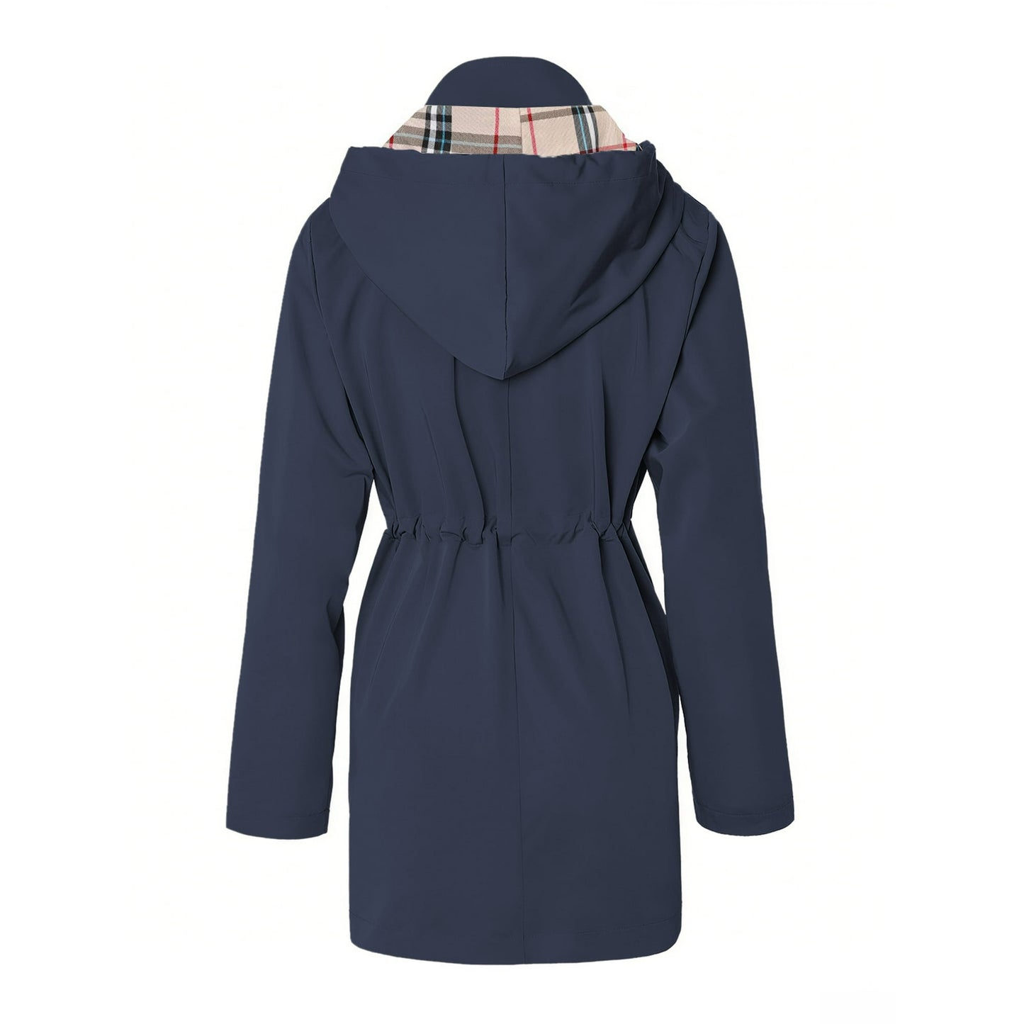 Rosvigor Women Long Hooded Raincoats Outdoor Windbreaker Waterproof lined Jackets Women Warm Trench Coats