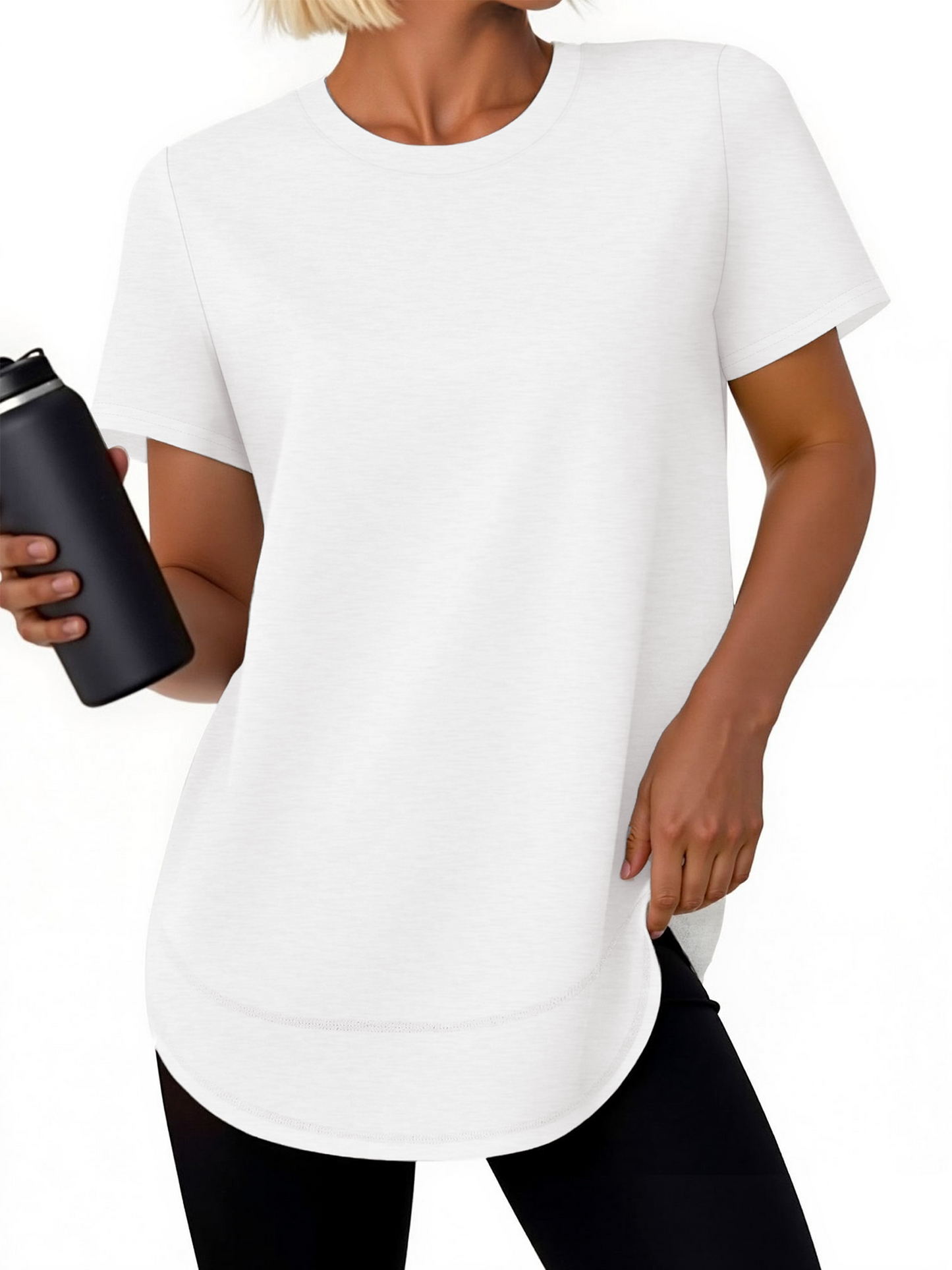Rosvigor Womens Workout Tops Short Sleeve Tee Shirts Quick Dry Athletic Shirts Women Loose Gym Running Tops