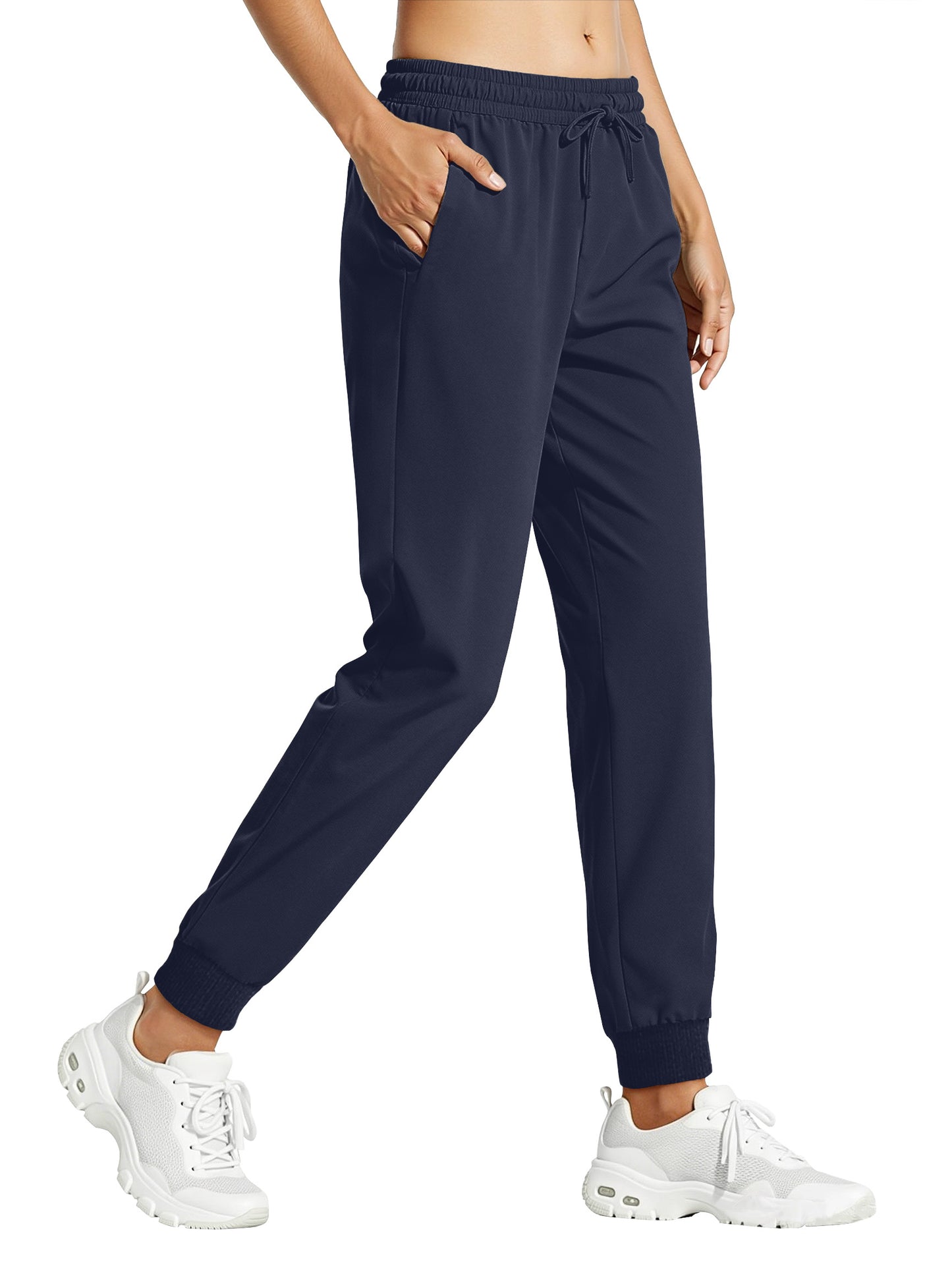 Rosvigor Women Hiking Pants Cargo Joggers Pants Quick Dry High Waisted Trousers for Travel Athletic Outdoor with Pockets