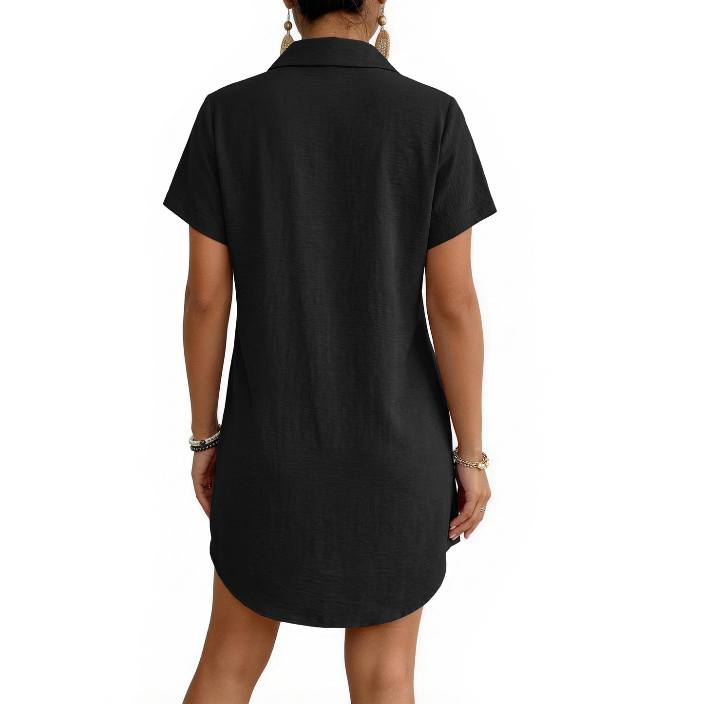 Rosvigor Womens Oversized Button Down Shirts Casual Tops Women Summer Shirt Holiday Blouses