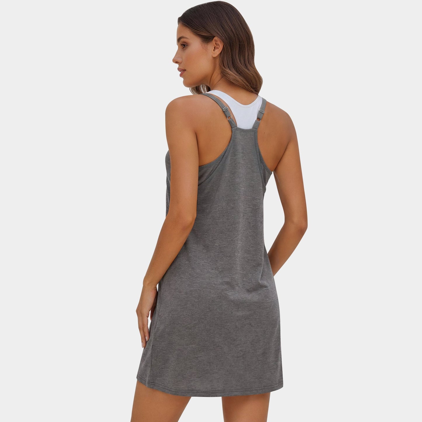 Rosvigor Women Workout Dresses Tennis Athletic Dress Built in Shorts Sundress Women Casual Dress Summer Travel Vacation