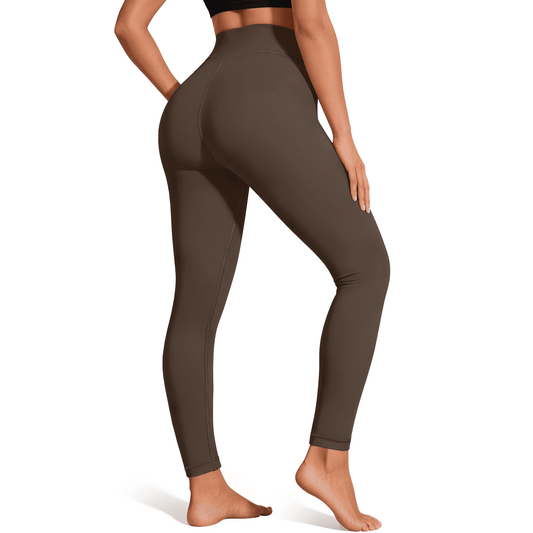Rosvigor 2 Pack Plus Size Womens Yoga Leggings High Waisted Workout Leggings with No Front Seam Tummy Control Stretch Athletic Pants