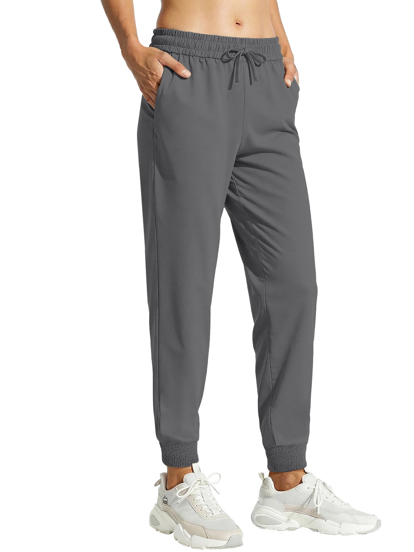 Rosvigor Women Hiking Pants Cargo Joggers Pants Quick Dry High Waisted Trousers for Travel Athletic Outdoor with Pockets