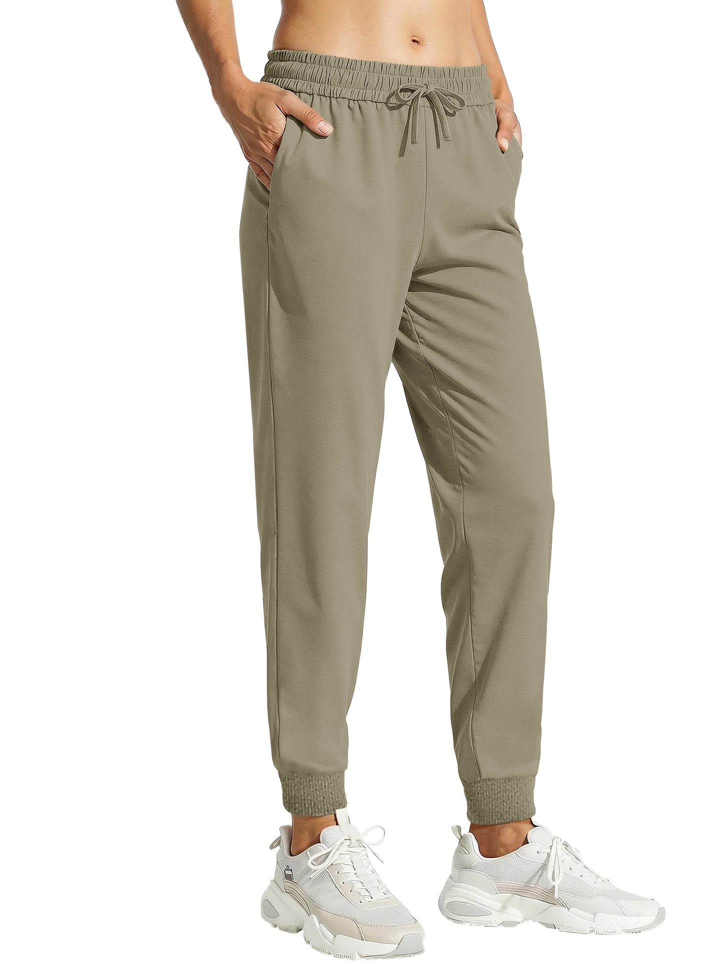 Rosvigor Women Hiking Pants Cargo Joggers Pants Quick Dry High Waisted Trousers for Travel Athletic Outdoor with Pockets