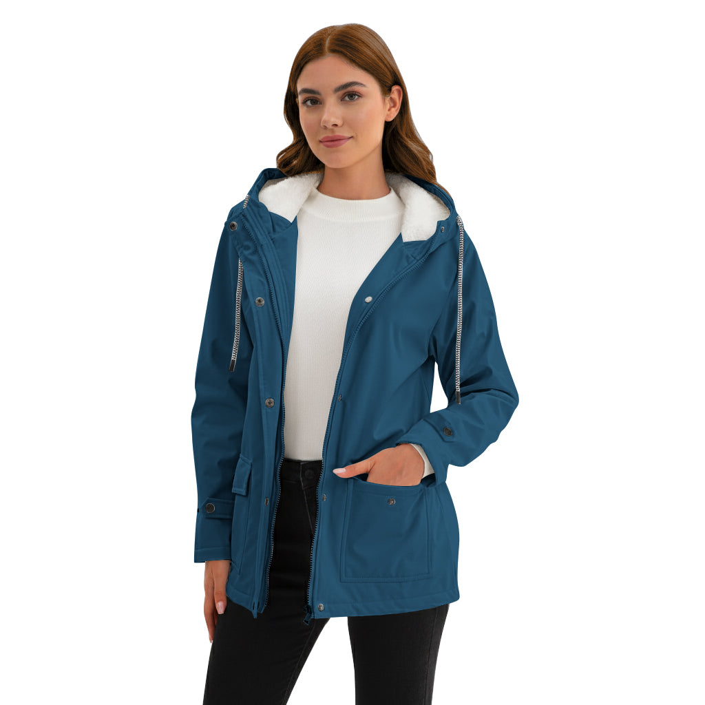 Rosvigor Womens Sherpa Coats Winter Warm Jackets Parkas Coats with Hood