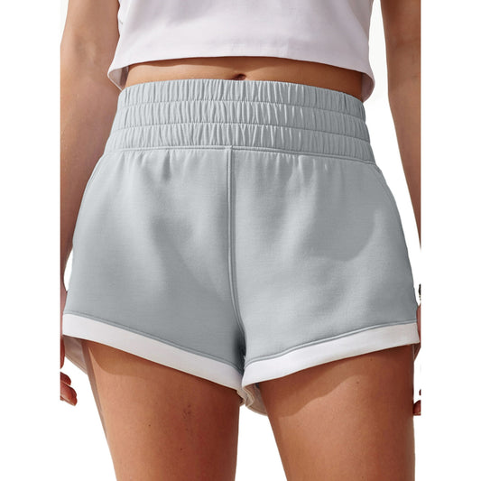 Rosvigor Womens High Waisted Shorts Cotton Shorts for Women Casual Shorts with Pockets