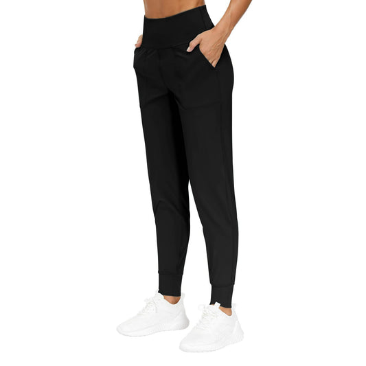 Rosvigor Yoga Women Joggers Athletic Pants for Women Elastic High Waisted Tapered Casual Pants with Pockets
